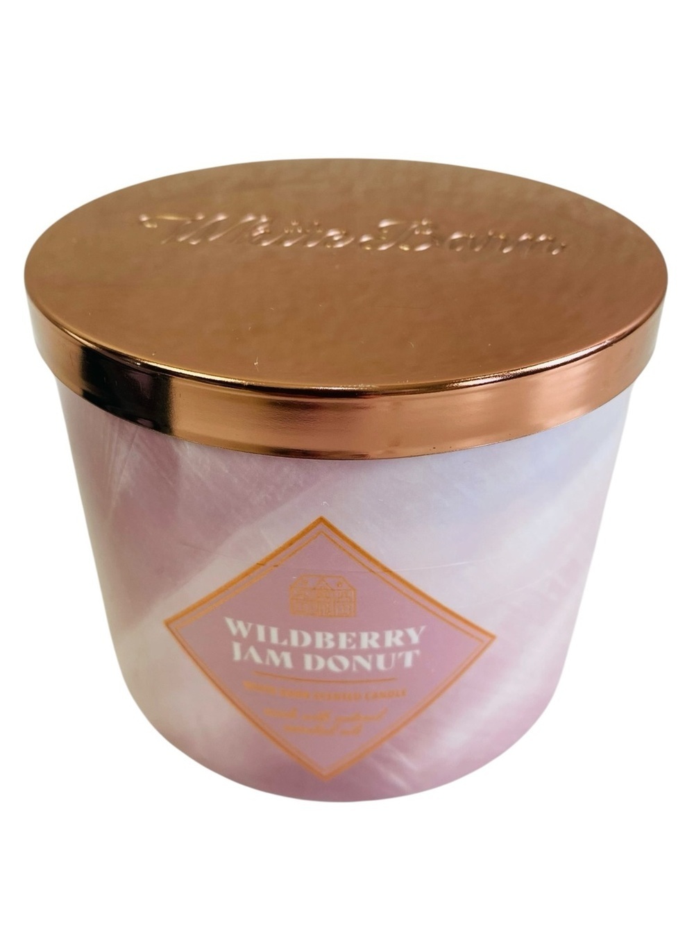 White Barn Bath And Body Works Wild Berry Jam Donut 3 Wick Candle 14.5oz